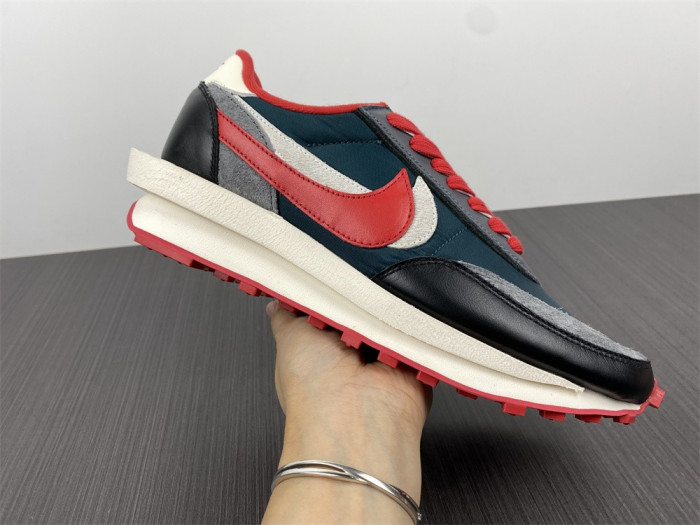sacai x Undercover x LDWaffle ‘Midnight Spruce University Red’ DJ4877-300