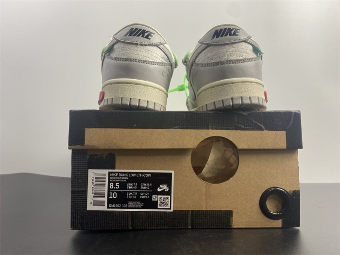 Off-White x Dunk Low ‘Lot 07 of 50’ DM1602-108