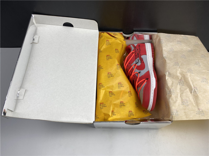 OFF-WHITE x Dunk Low ‘University Red’ CT0856-600