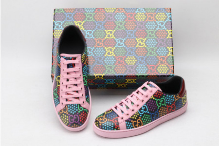 G*u*i ace embroidered low-top sneaker 610085 h2020 1115