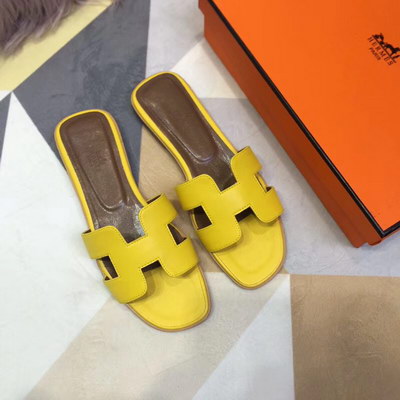 H**mes slippers women(aaa)-017