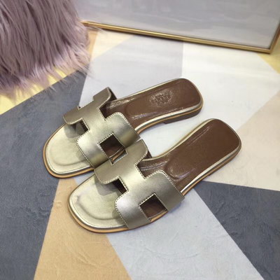 H**mes slippers women(aaa)-010