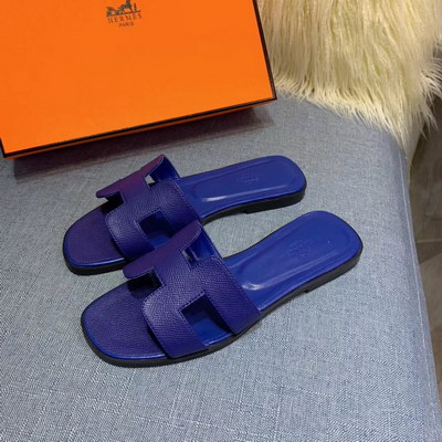 H**mes slippers women(aaa)-009