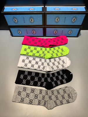 G*u*i long socks(5 pairs)-299