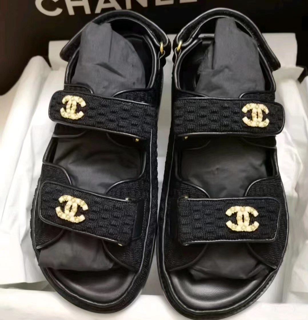 Ch*el slippers women(aaa)-003
