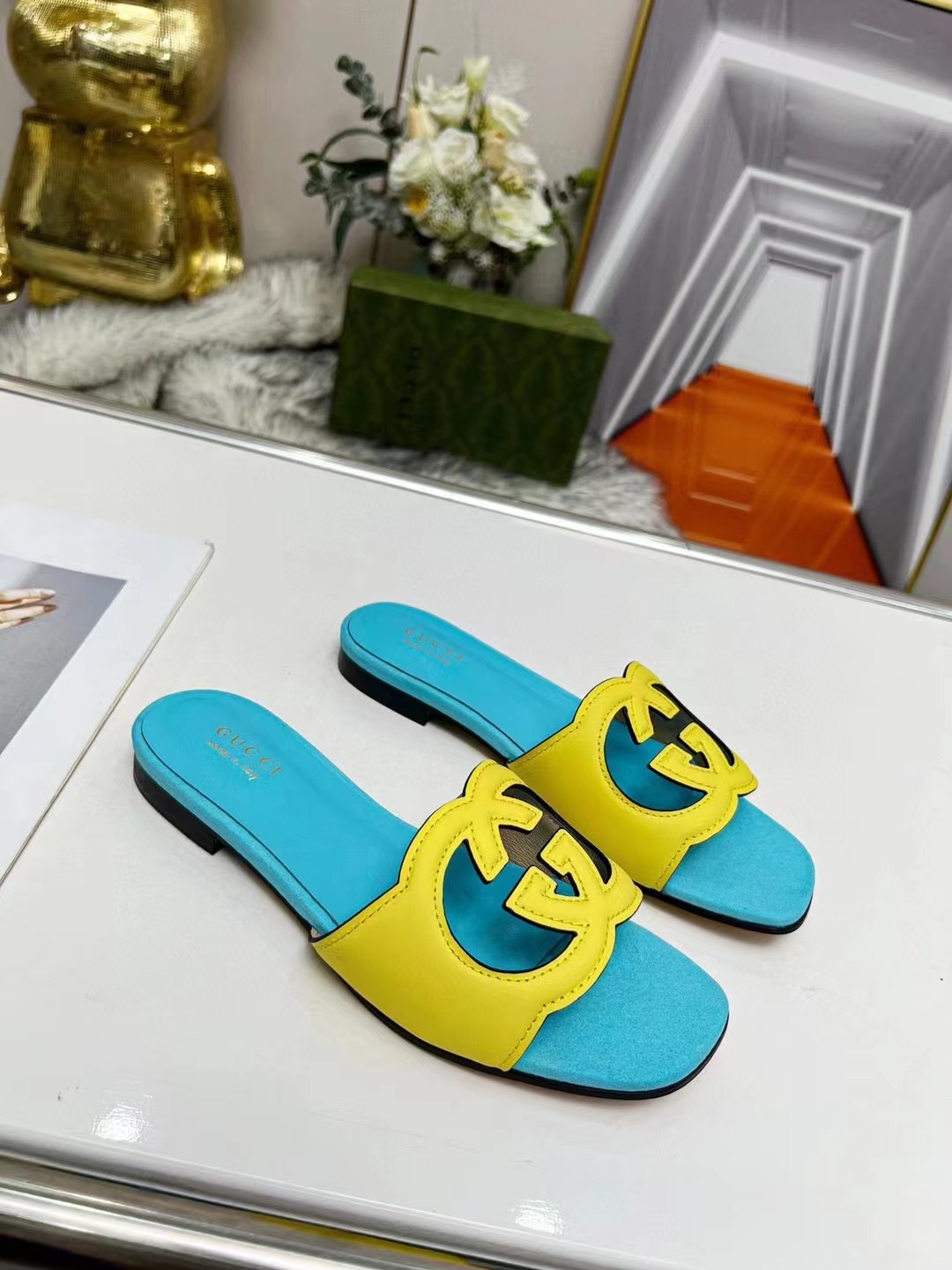 G*u*i slippers women(aaa)-161