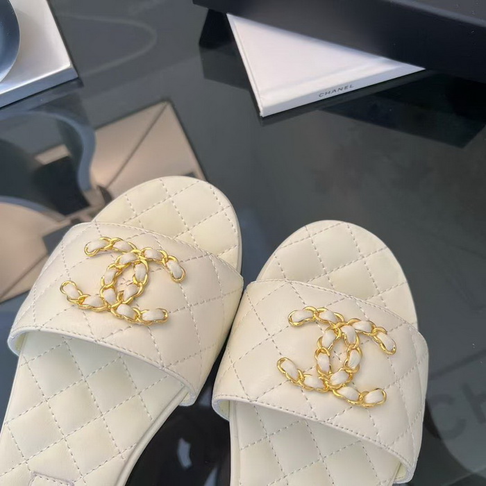 Ch*el slippers women(aaa)-009