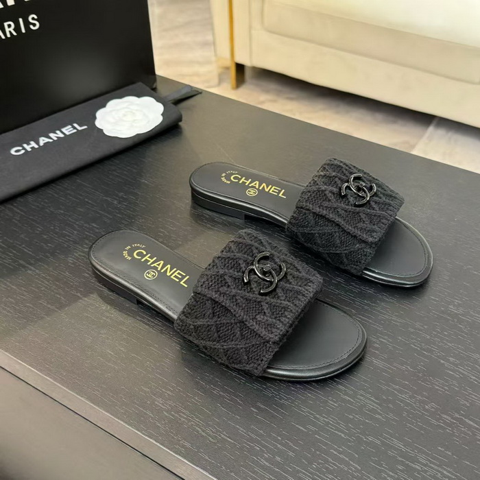 Ch*el slippers women(aaa)-016