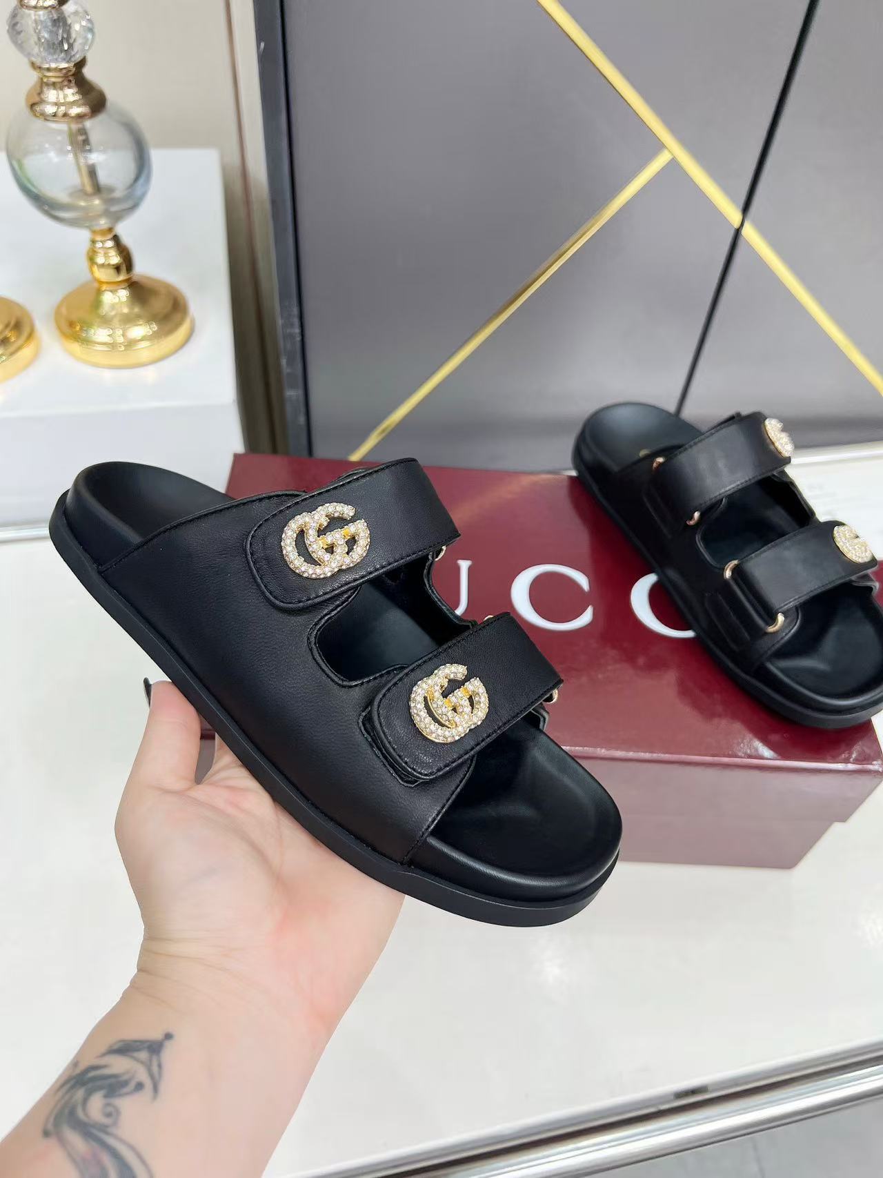 G*u*i slippers women(aaa)-186