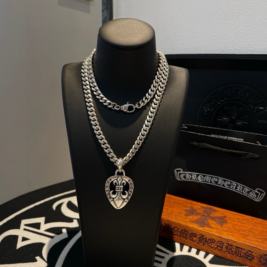 Ch*0me heart necklace-103