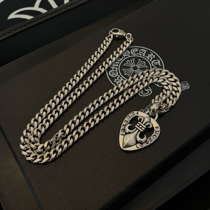 Ch*0me heart necklace-103