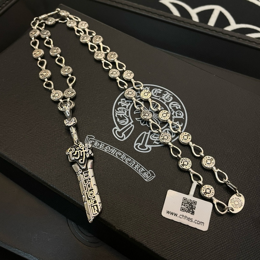 Ch*0me heart necklace-104