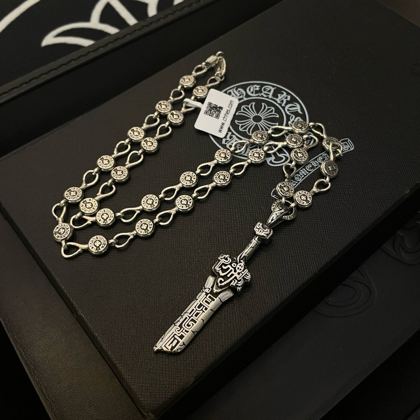 Ch*0me heart necklace-104