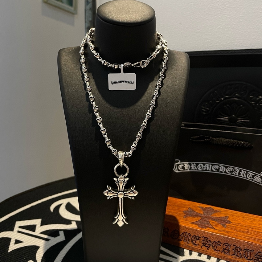 Ch*0me heart necklace-106