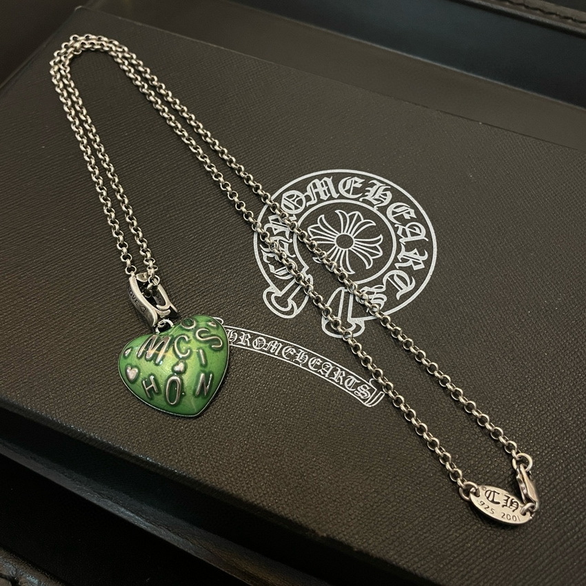 Ch*0me heart necklace-015