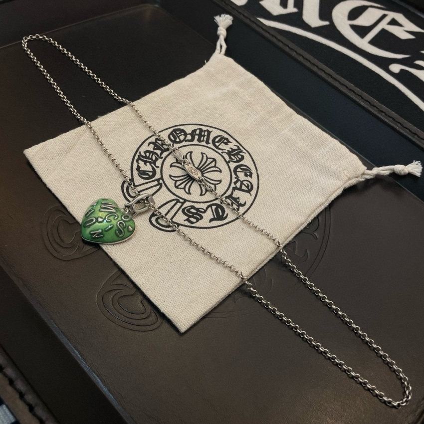 Ch*0me heart necklace-015