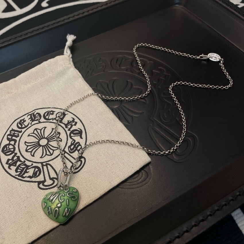 Ch*0me heart necklace-015