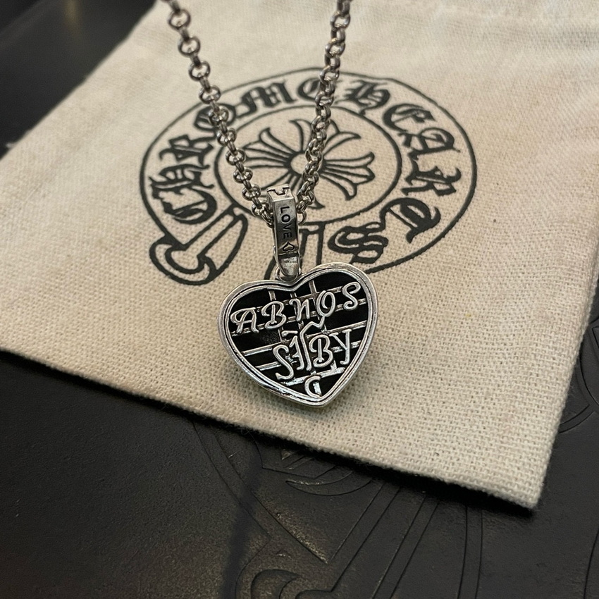 Ch*0me heart necklace-015