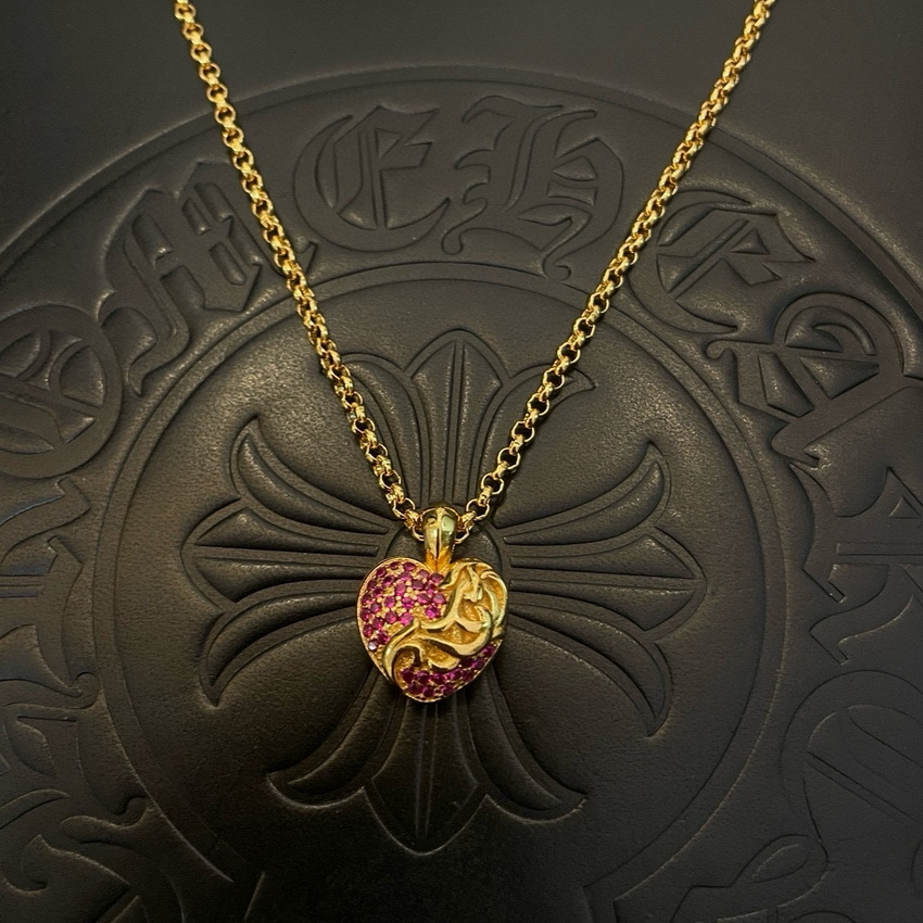 Ch*0me heart necklace-016