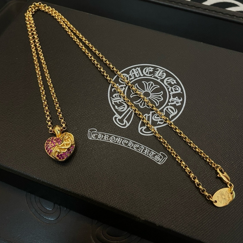 Ch*0me heart necklace-016
