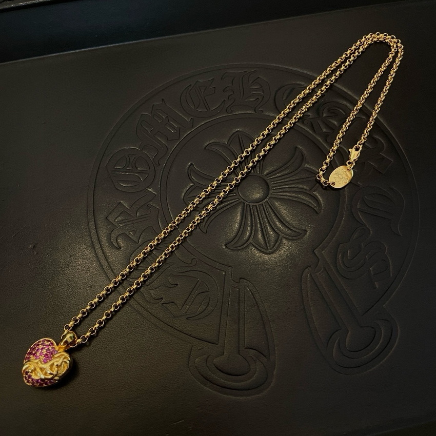 Ch*0me heart necklace-016