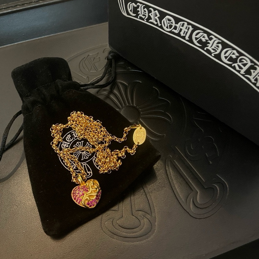 Ch*0me heart necklace-016