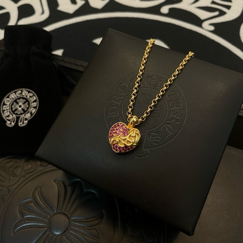 Ch*0me heart necklace-016