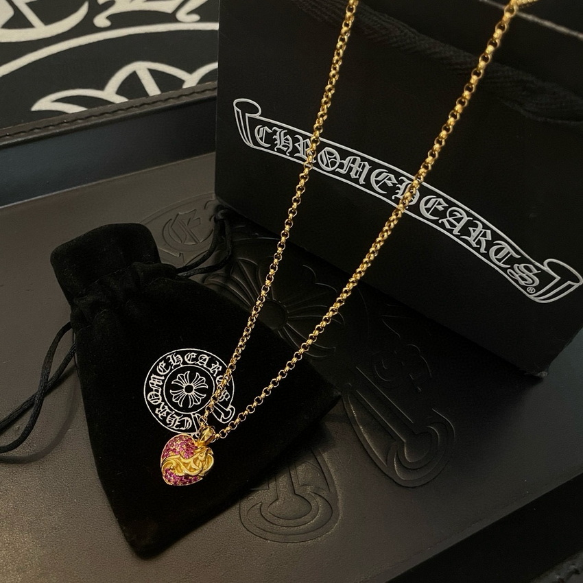 Ch*0me heart necklace-016
