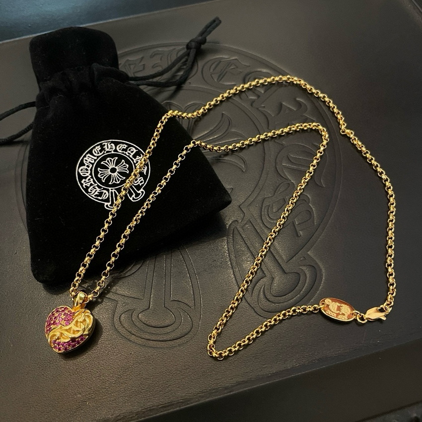 Ch*0me heart necklace-016