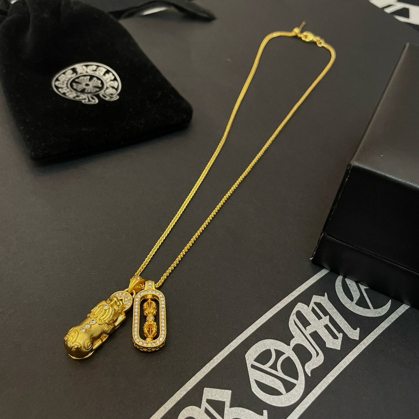 Ch*0me heart necklace-022