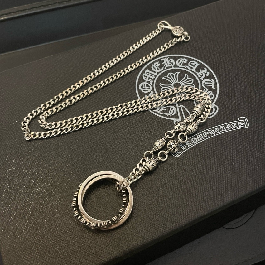 Ch*0me heart necklace-028