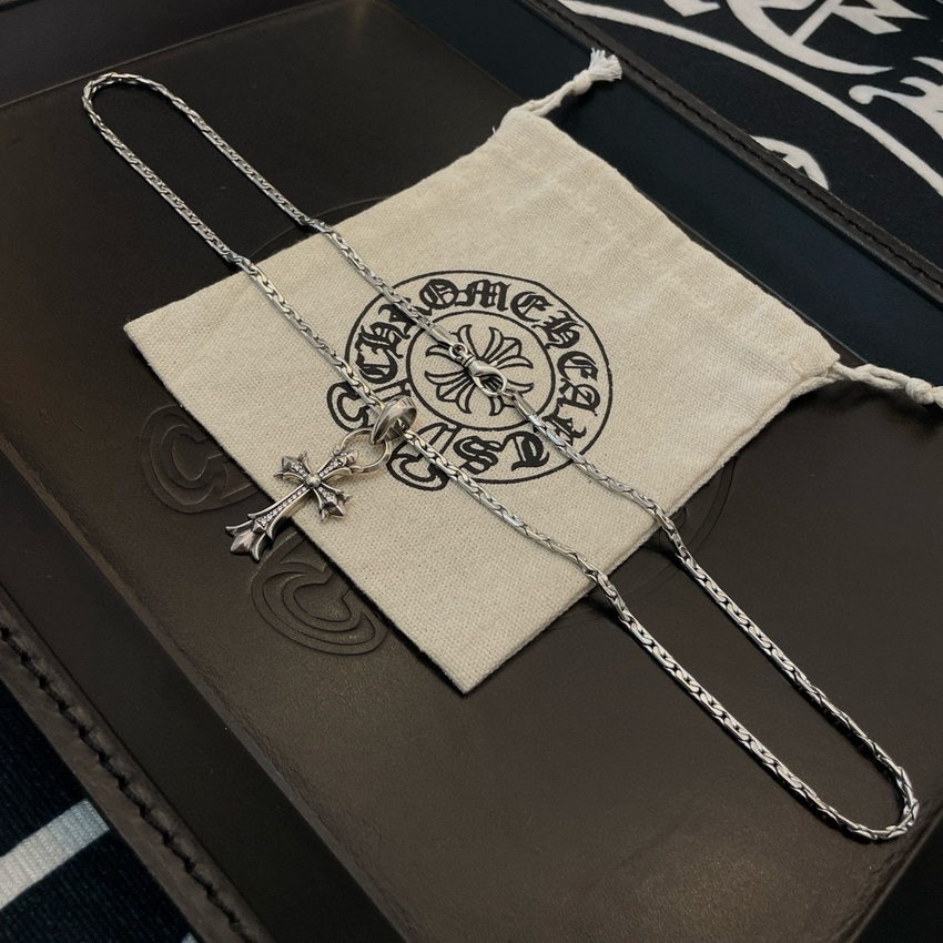 Ch*0me heart necklace-030