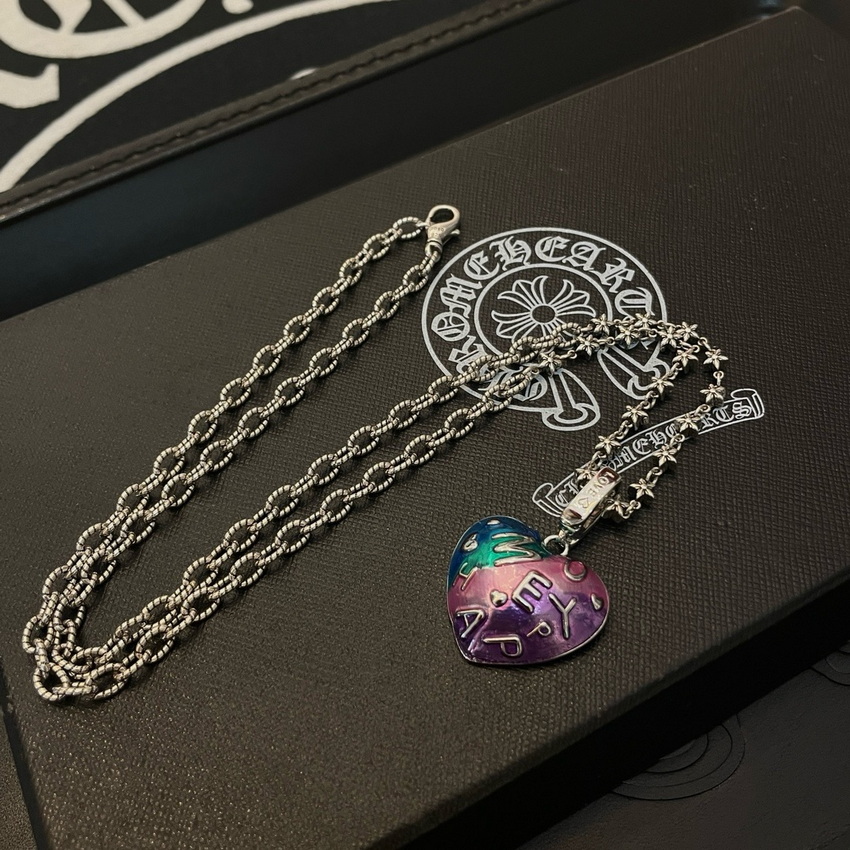 Ch*0me heart necklace-033