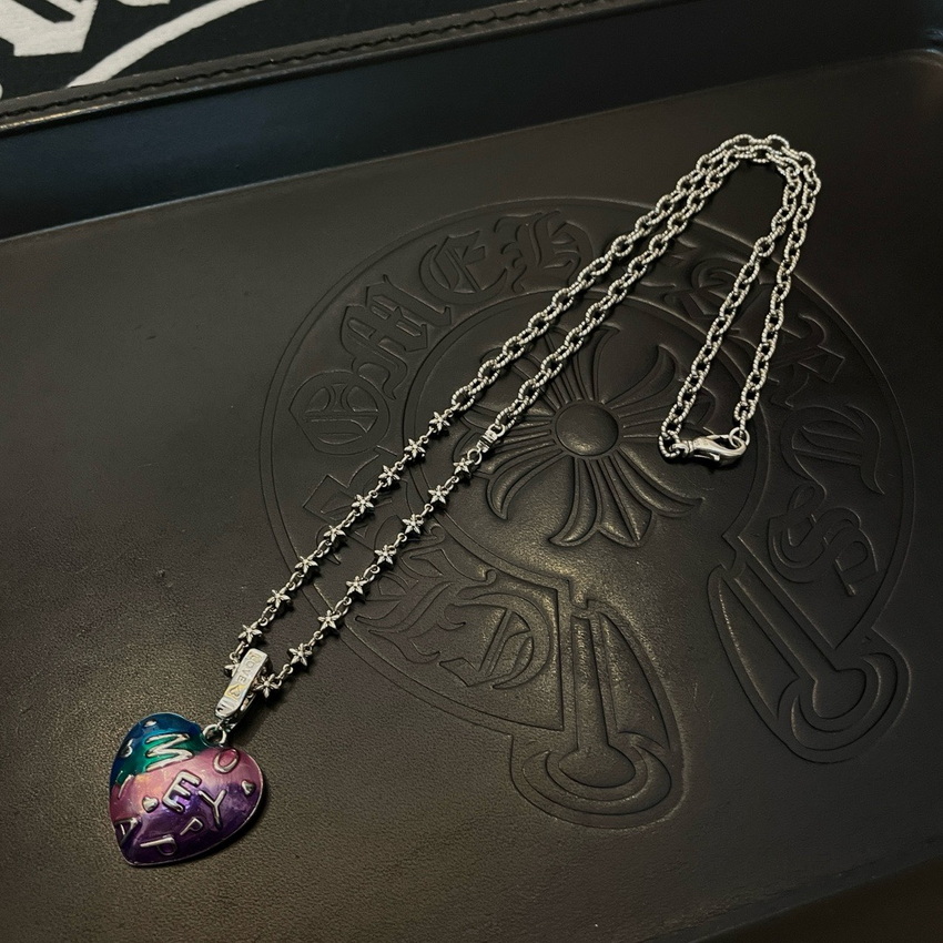 Ch*0me heart necklace-033