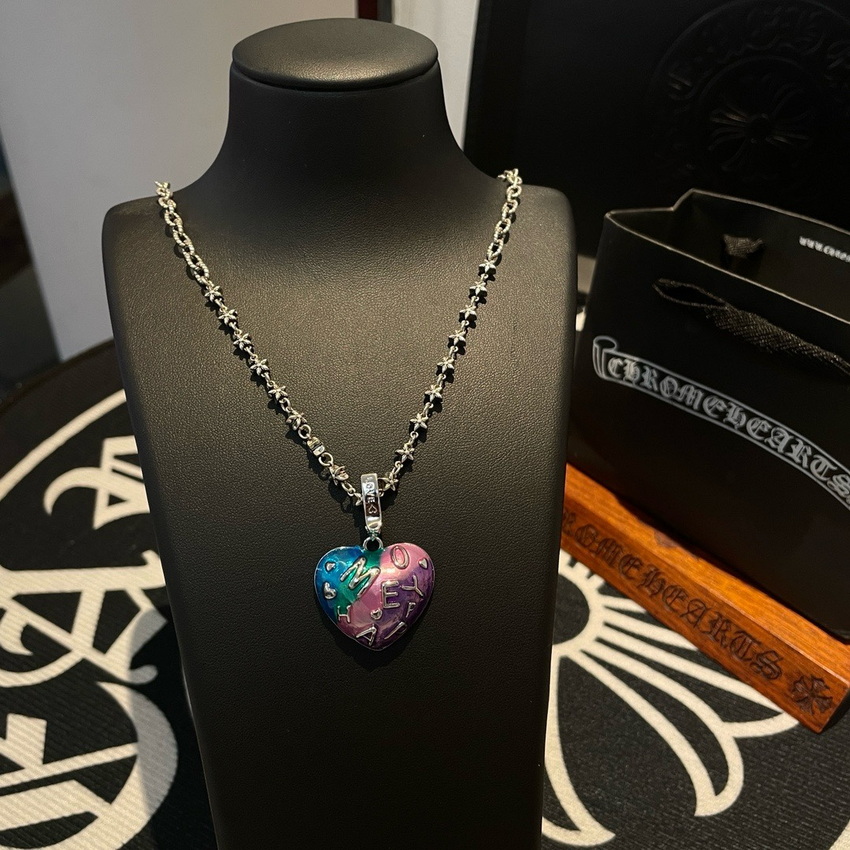 Ch*0me heart necklace-033