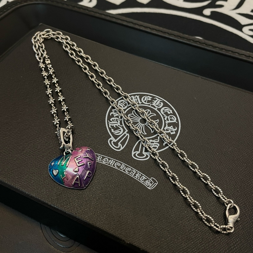 Ch*0me heart necklace-033