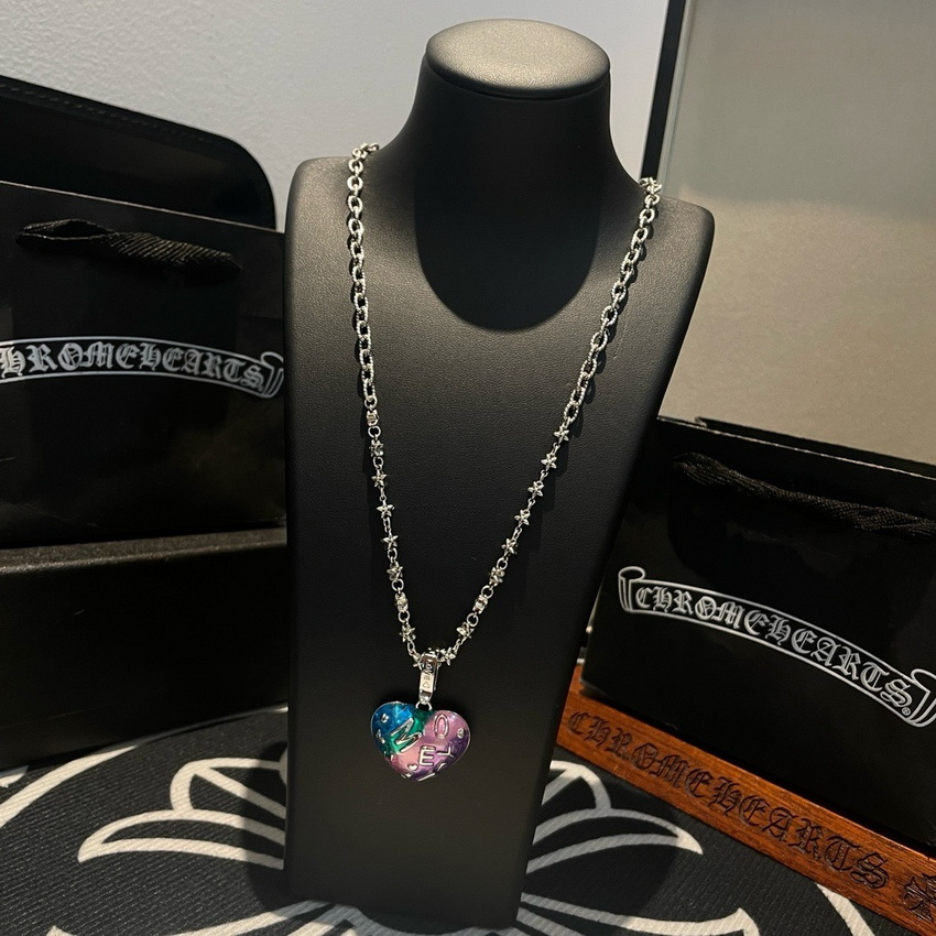 Ch*0me heart necklace-033