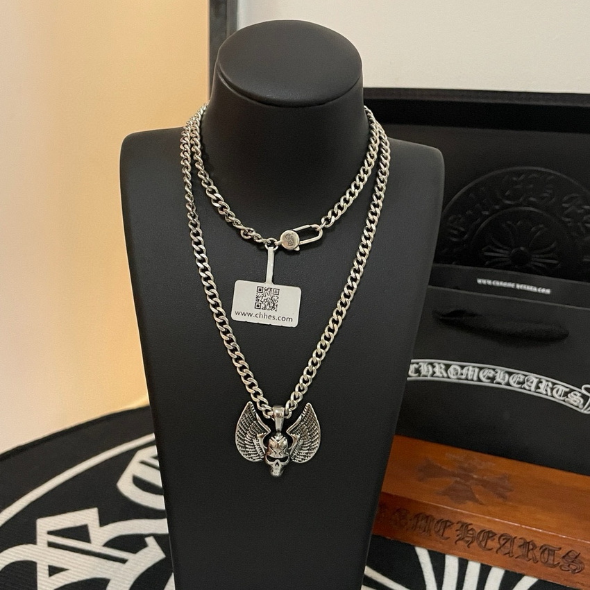 Ch*0me heart necklace-034