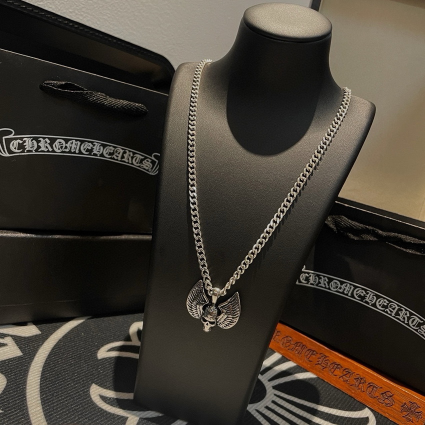 Ch*0me heart necklace-034