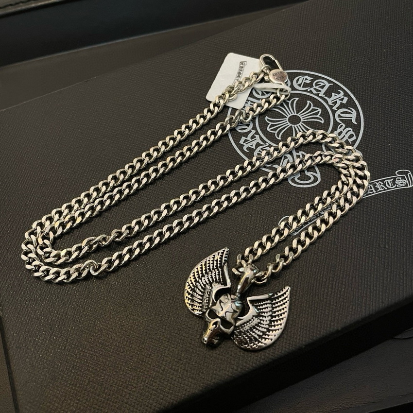 Ch*0me heart necklace-034