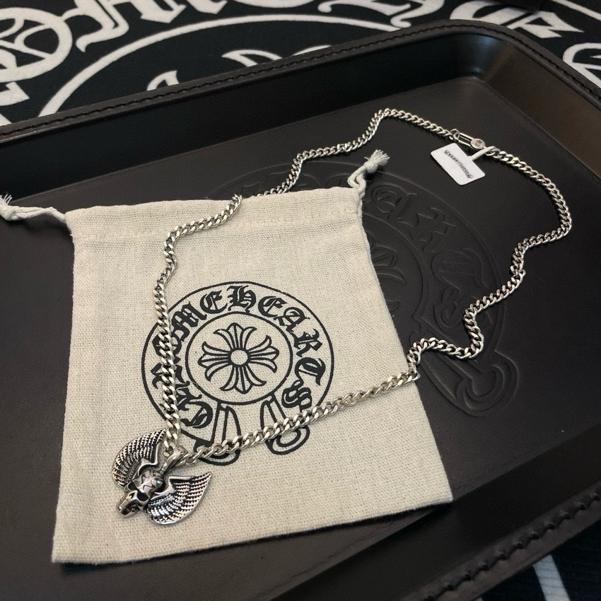 Ch*0me heart necklace-034