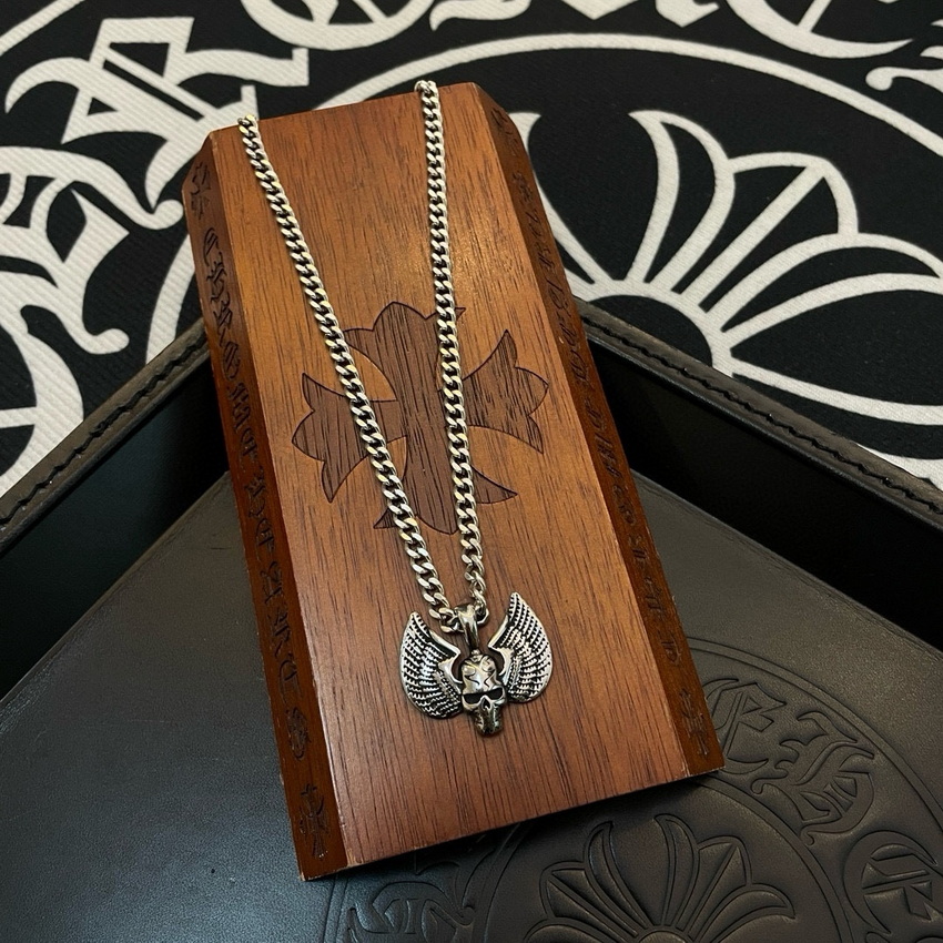 Ch*0me heart necklace-034