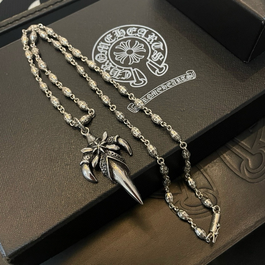 Ch*0me heart necklace-038