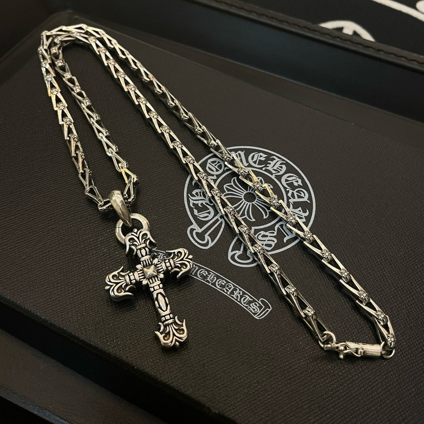 Ch*0me heart necklace-041