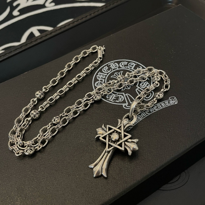 Ch*0me heart necklace-043