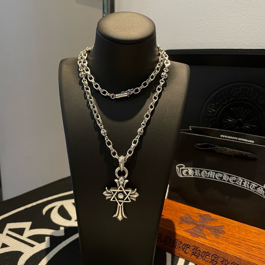 Ch*0me heart necklace-043