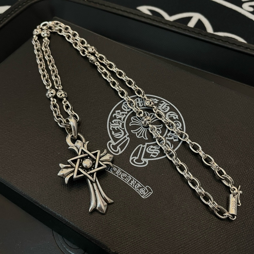Ch*0me heart necklace-043