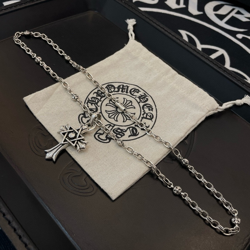 Ch*0me heart necklace-043