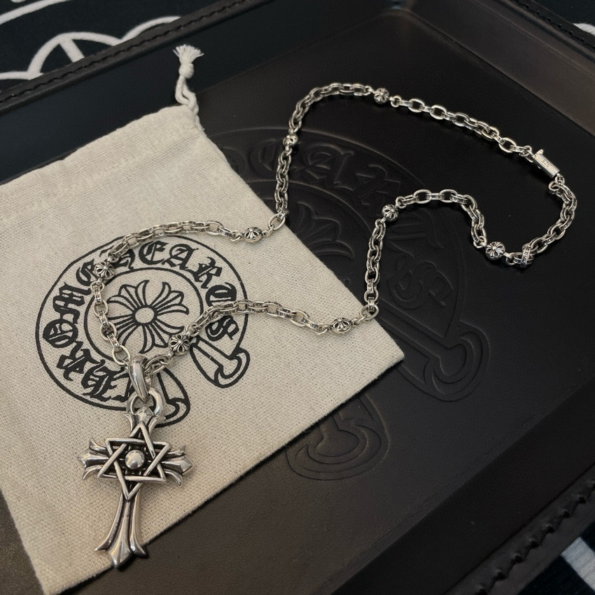 Ch*0me heart necklace-043