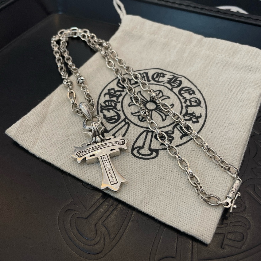 Ch*0me heart necklace-043